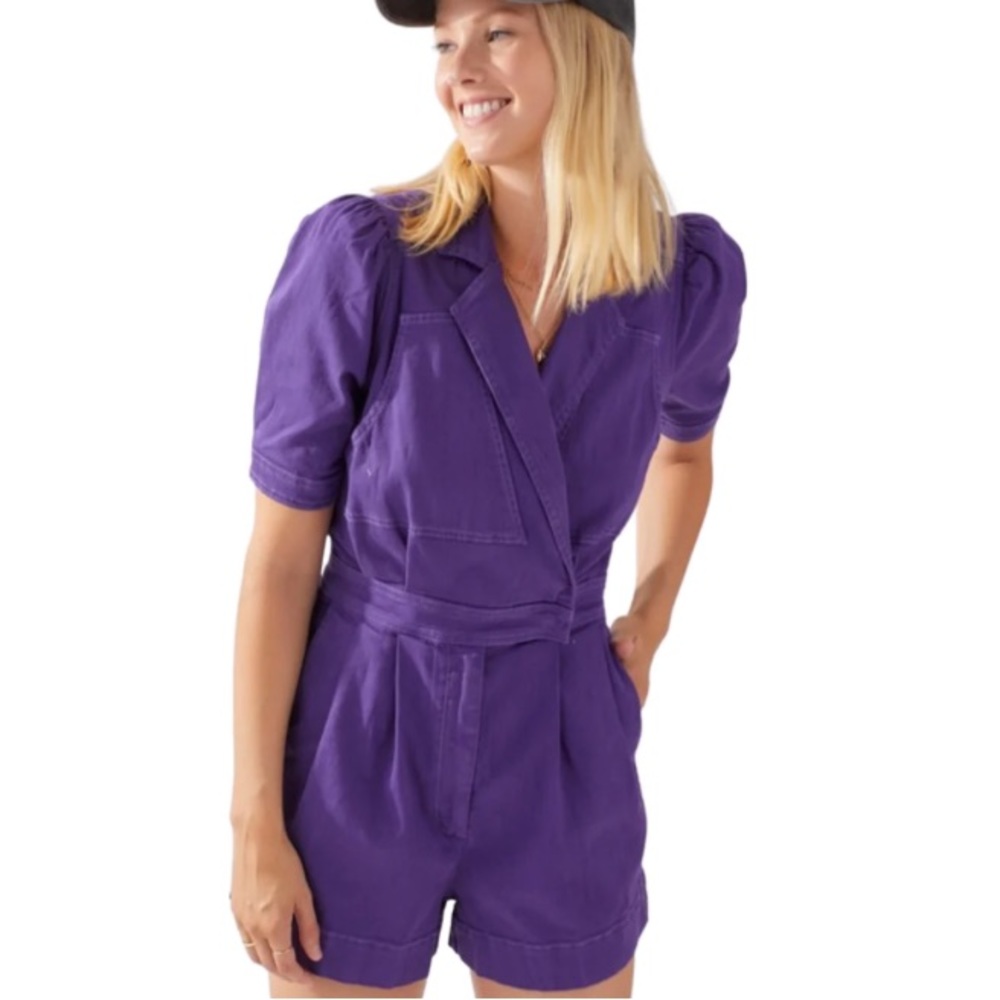 Day + Moon Purple Romper
